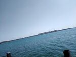 广阔海面远景