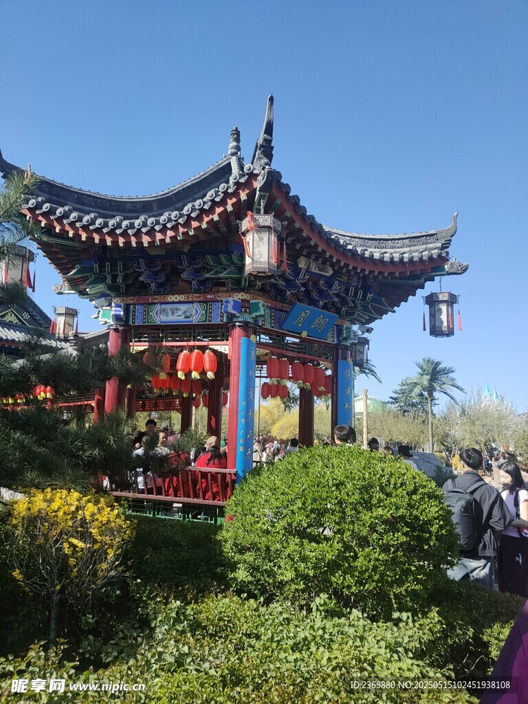 中式古亭景观