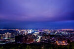 城市夜景俯瞰绚丽灯火