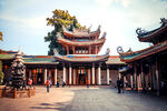 中式古建筑庭院景观
