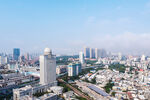 城市天际线俯瞰景观