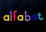 彩色字母alfabet展示