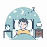 熟睡的人
