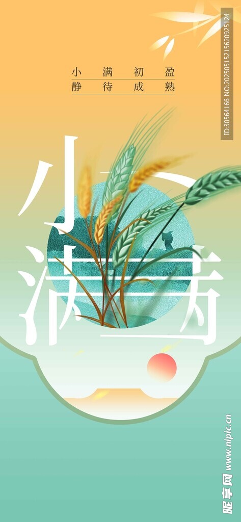 小满节气海报