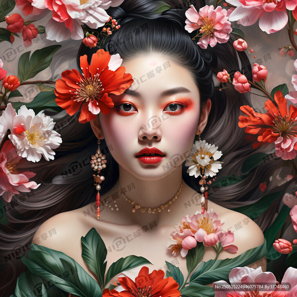 韶华繁花熙泰妆面设计