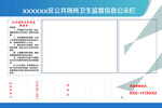 卫生监督信息公示栏