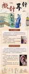 掀针耳针耳穴压豆中式易拉宝展架