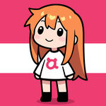 红发卡通女孩可爱形象