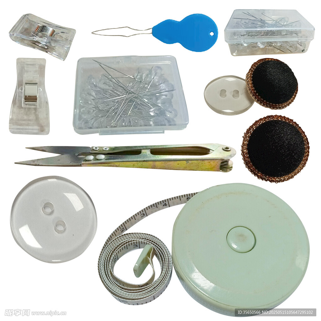 缝纫物品手工制作工具及材料集合