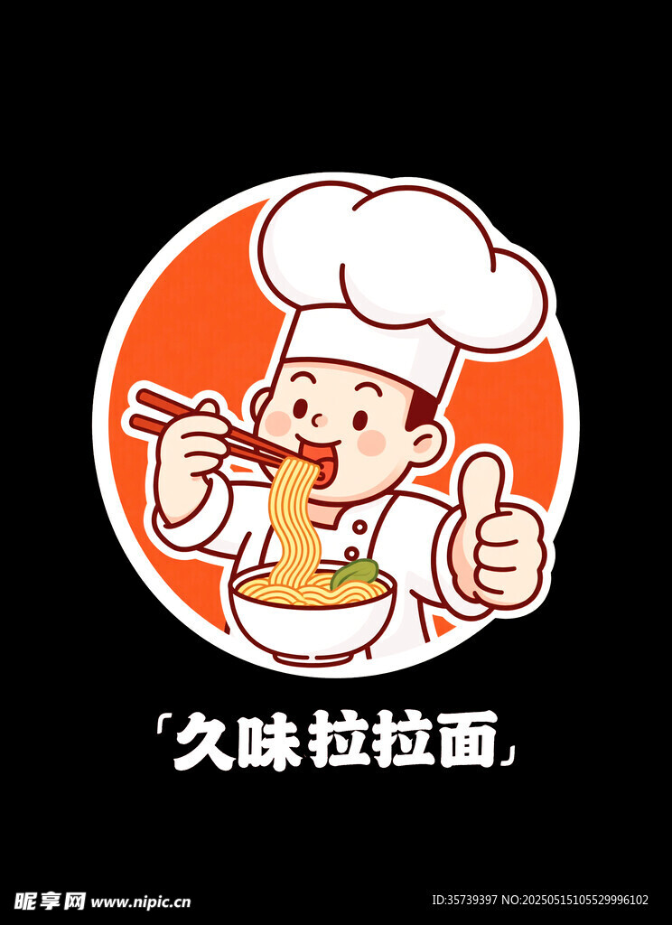 卡通厨师形象