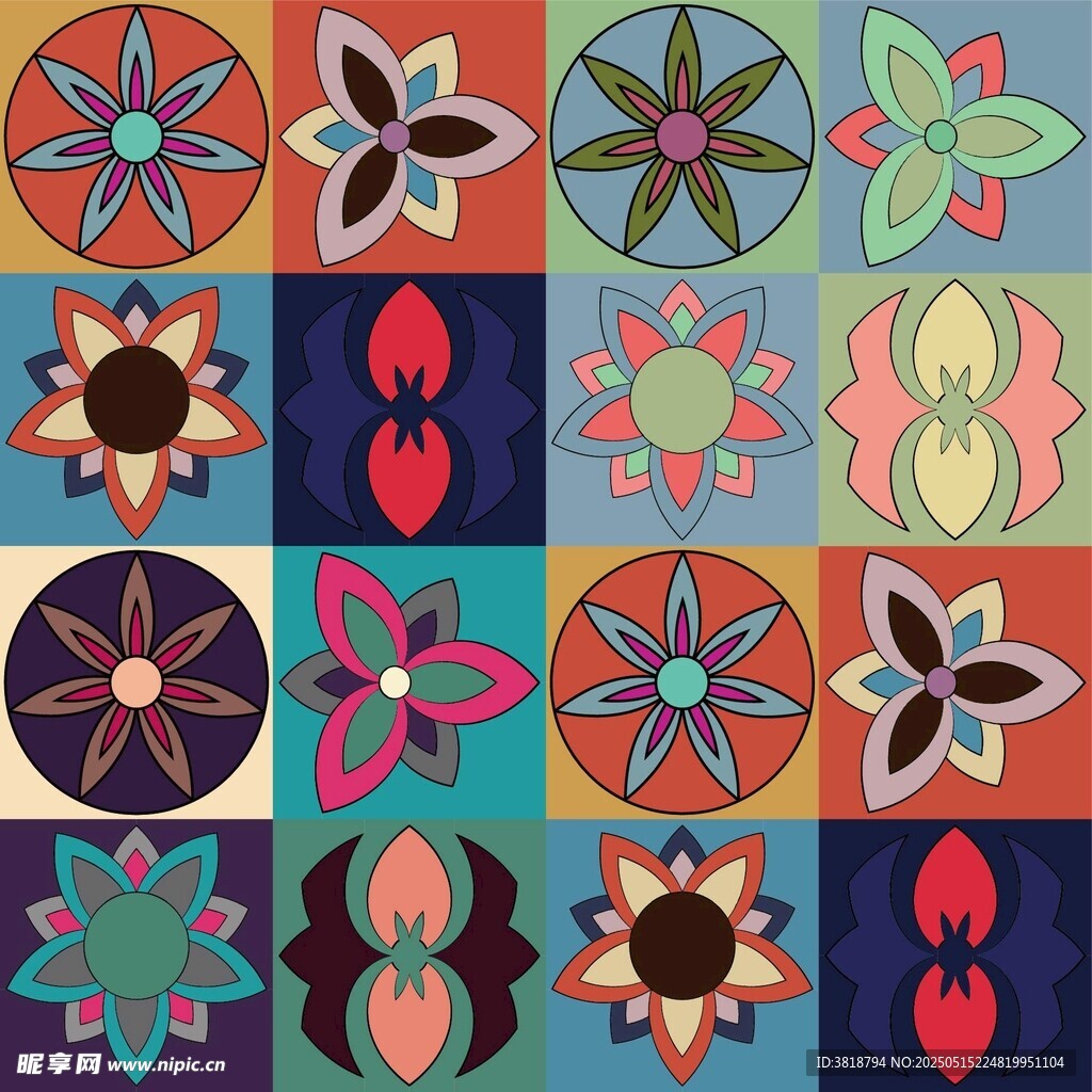 欧式花纹