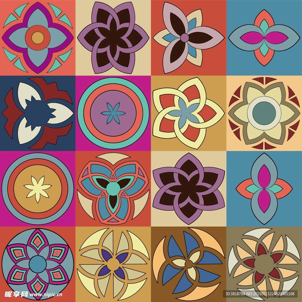 欧式花纹
