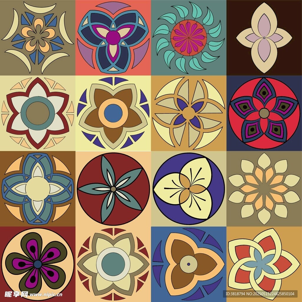 欧式花纹