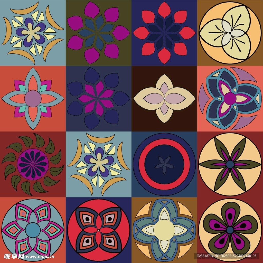 欧式花纹
