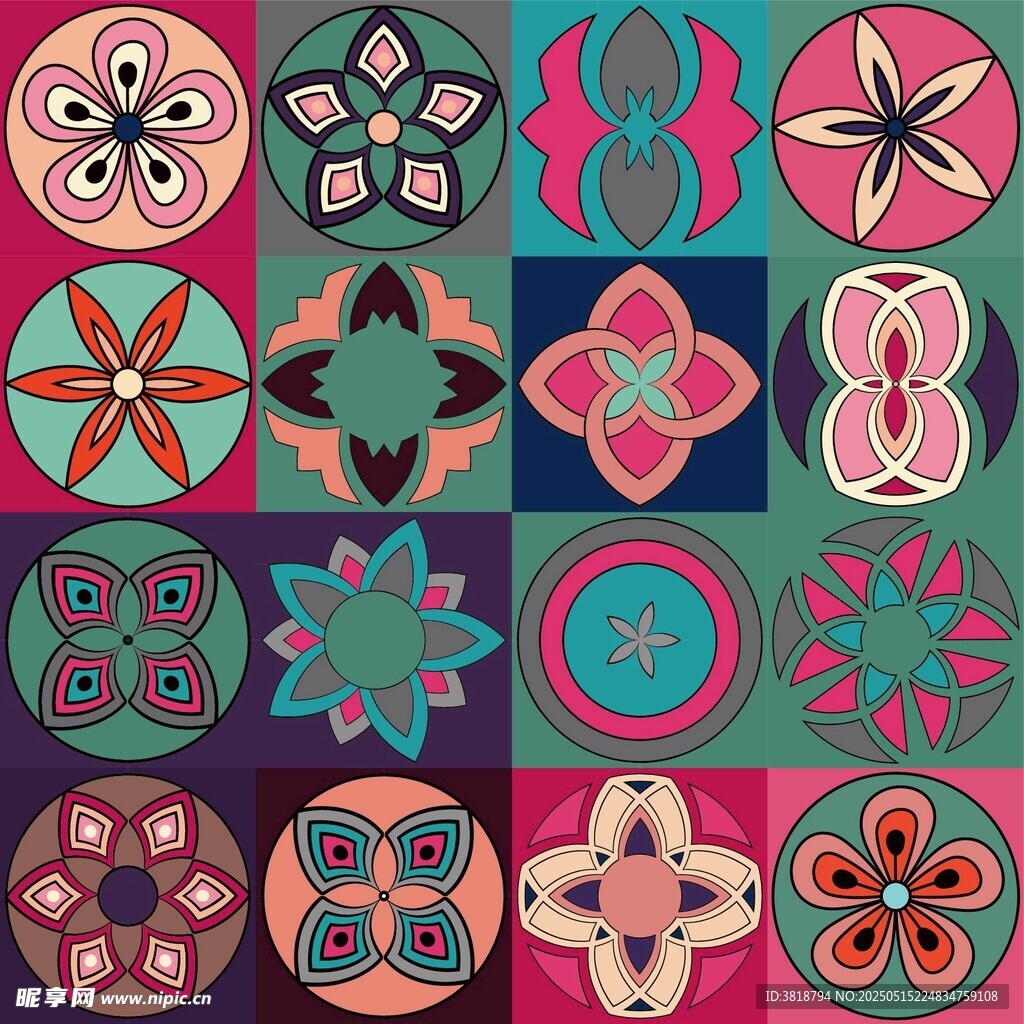 欧式花纹