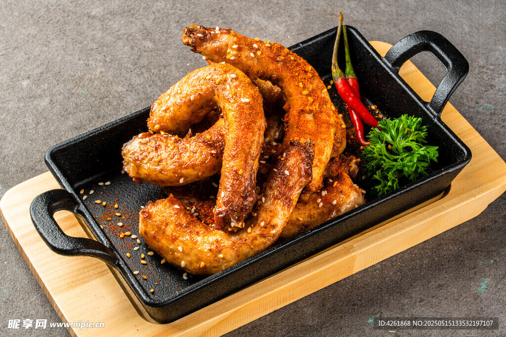 特色美食烧烤鸡脖