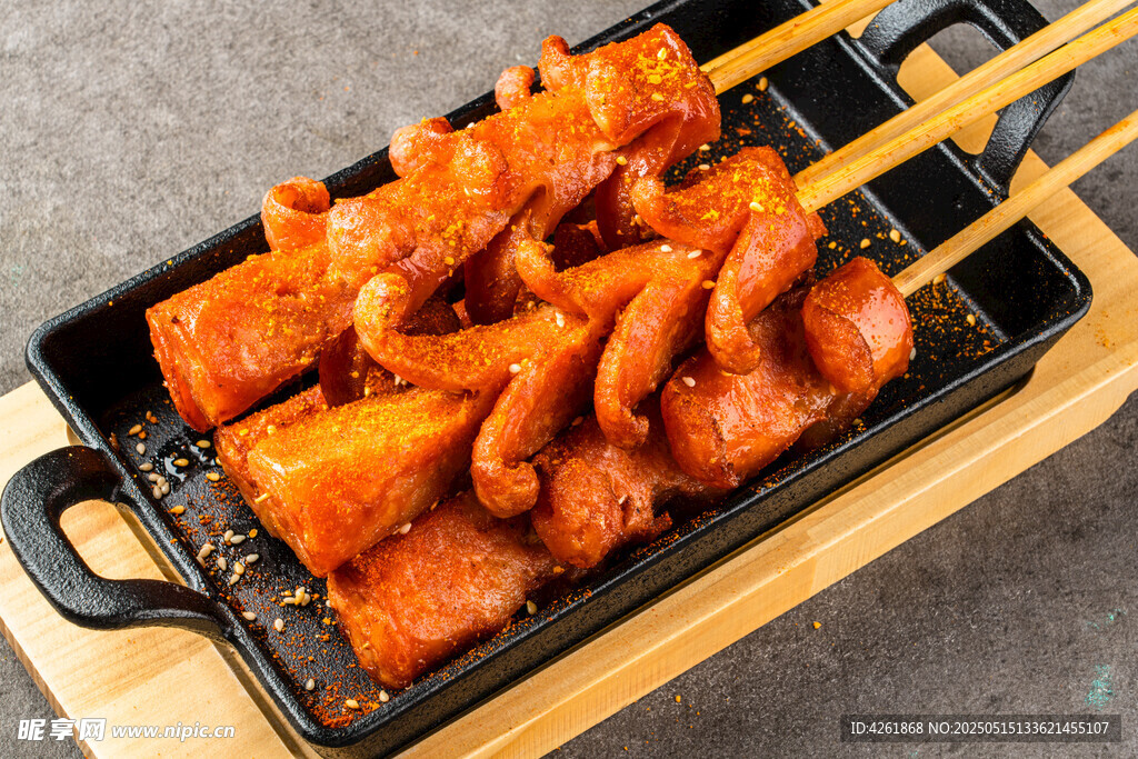 特色美食烧烤火腿肠
