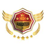 100卓越金色徽章标志