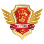 金色皇冠保障徽章标志