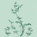 水墨风翠竹插画
