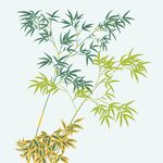 清新翠竹图
