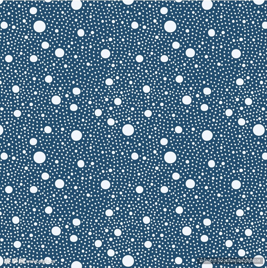 蓝色背景雪花图案纹理