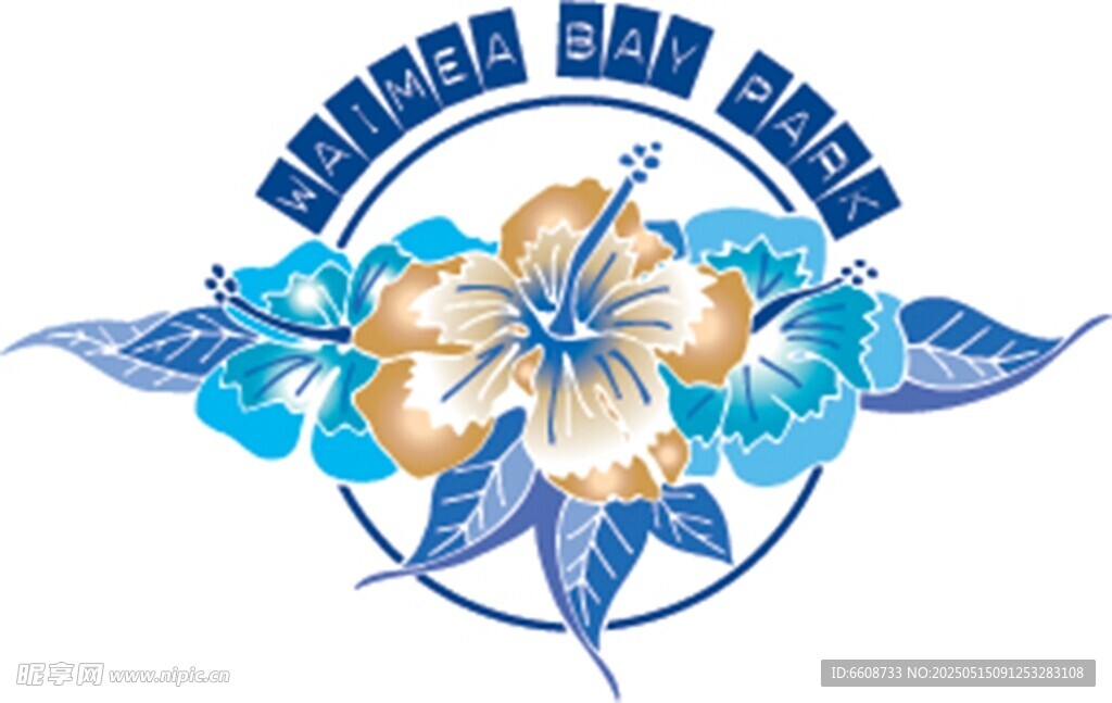 热带花卉汽车俱乐部标志
