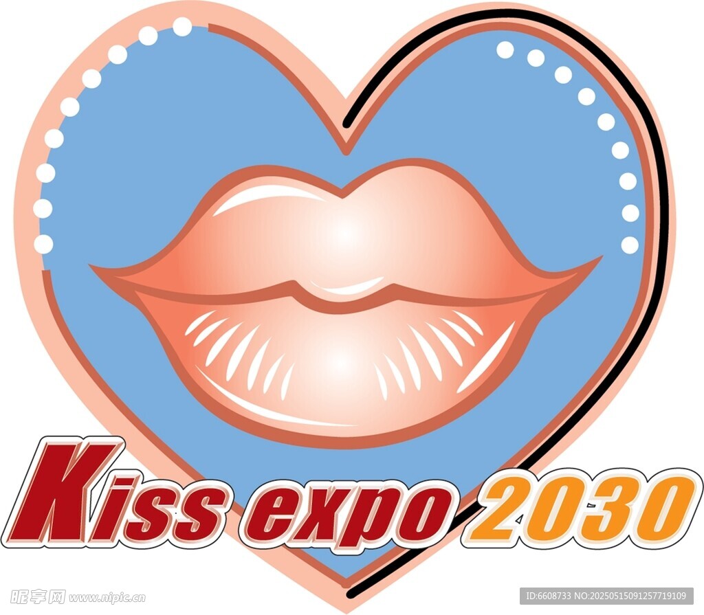 2030亲吻博览会标志