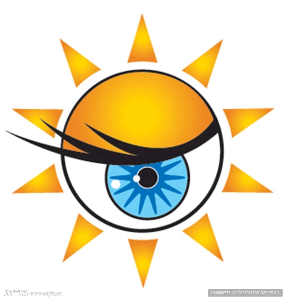 太阳之眼图标设计