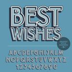 最佳祝愿字体设计展示