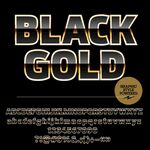 黑金风格字体设计展示