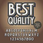 最佳品质英文字体展示