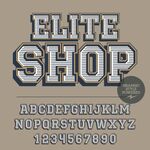 精英商店字体样式展示