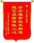 妙手推拿锦旗赞