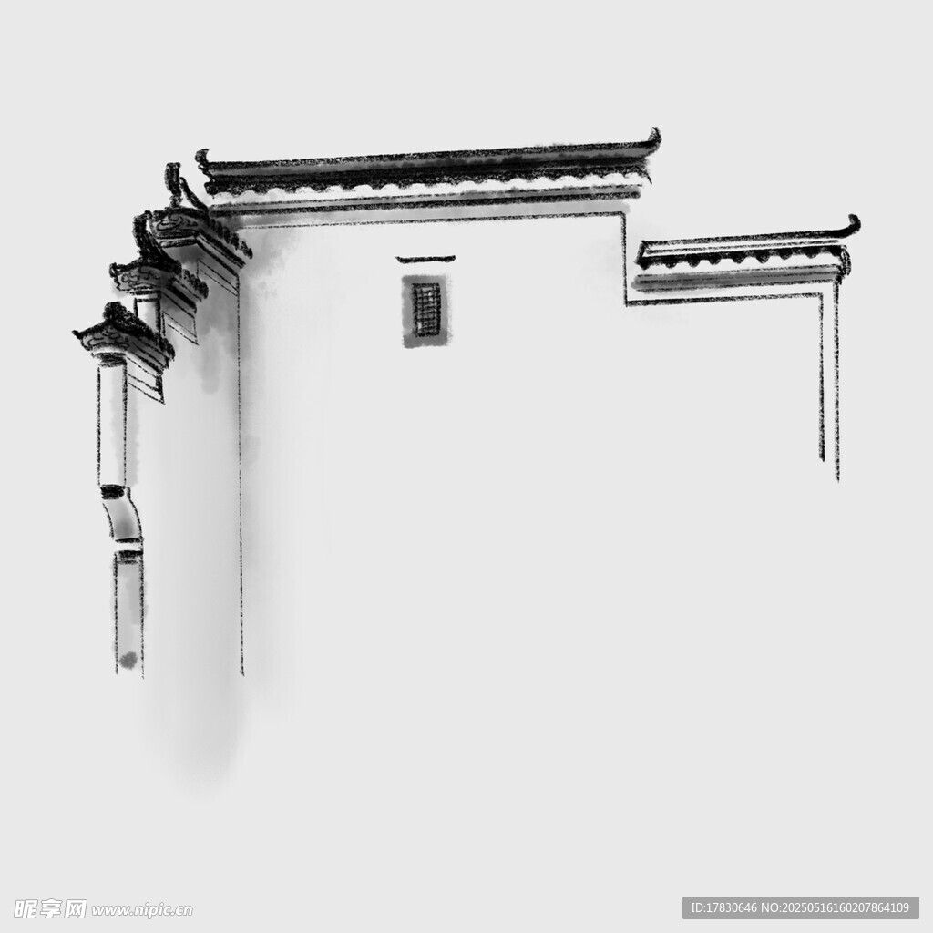 徽派建筑一角