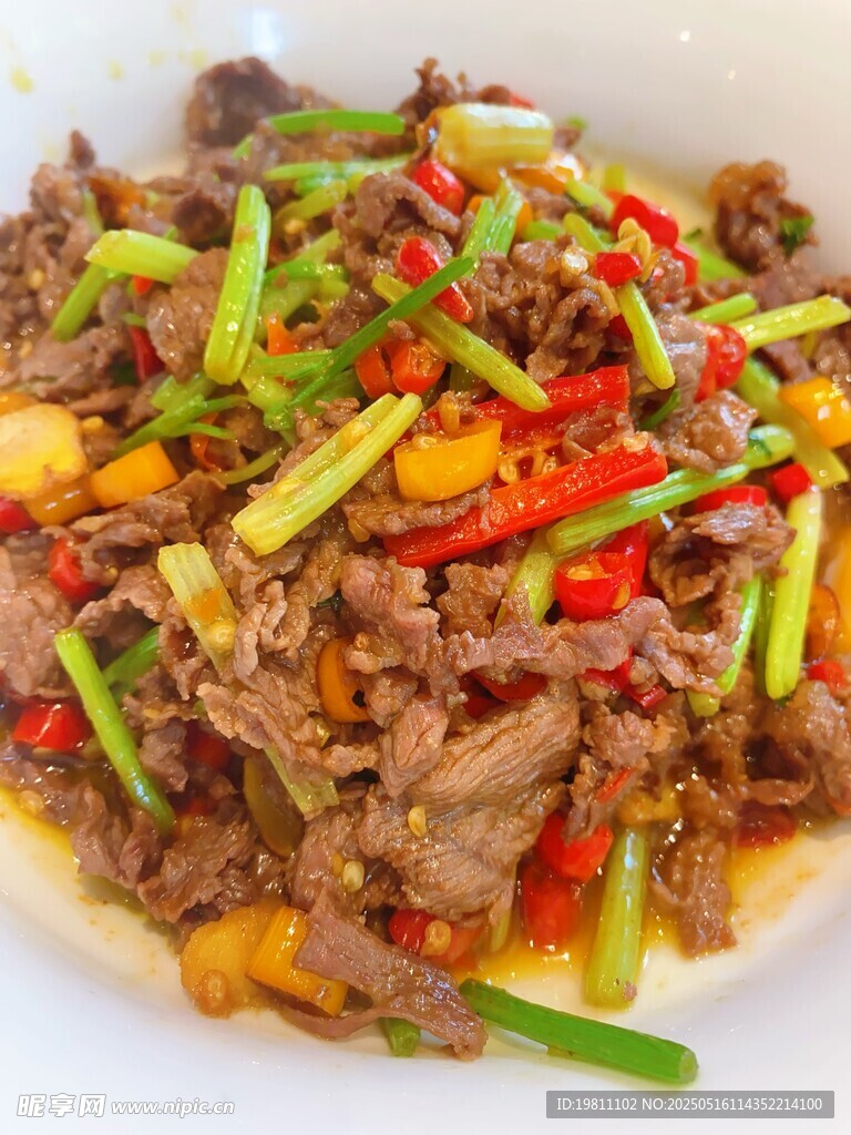 香辣牛肉丝