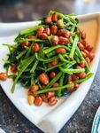 凉拌豆角花生米