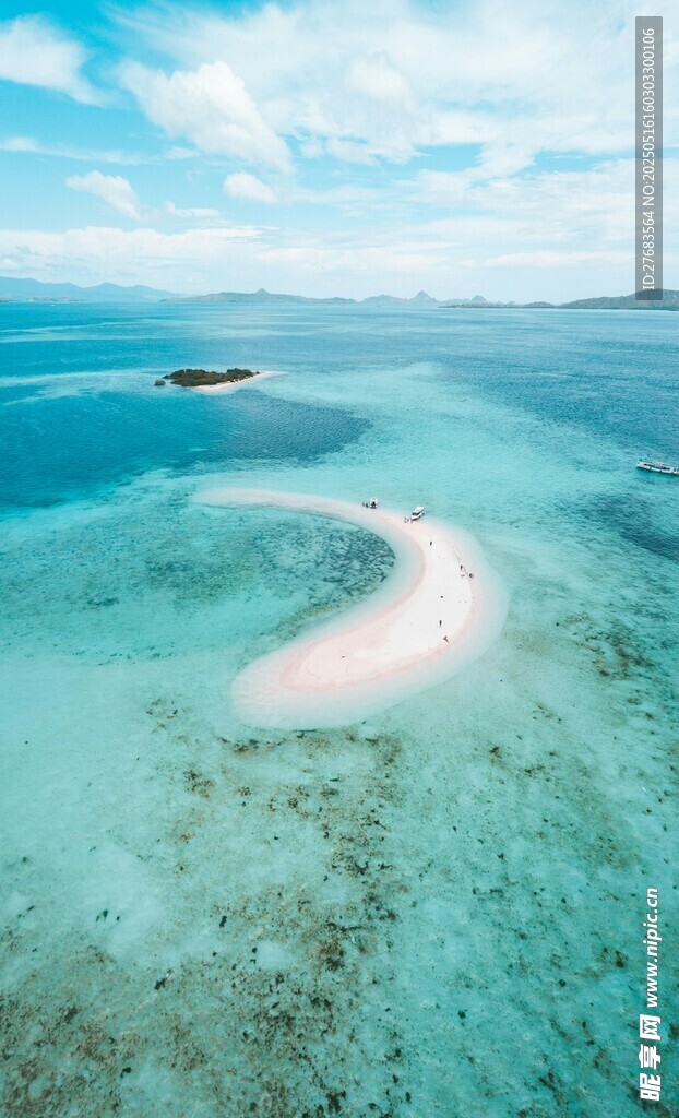 梦幻海岛浅滩美景