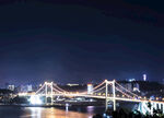 城市桥梁璀璨夜景