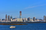 海滨城市天际线美丽景观