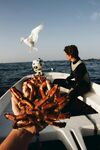 海上垂钓收获满满海鲜