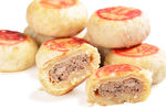 美味鲜肉月饼诱人呈现