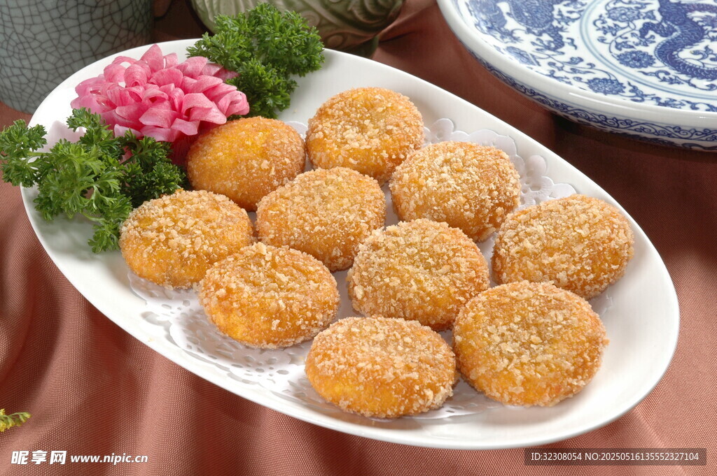 美味香酥南瓜饼