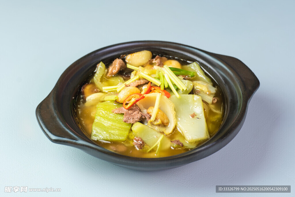 大菜鹅肉煲