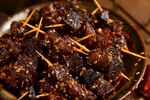 牙签牛肉美味诱人
