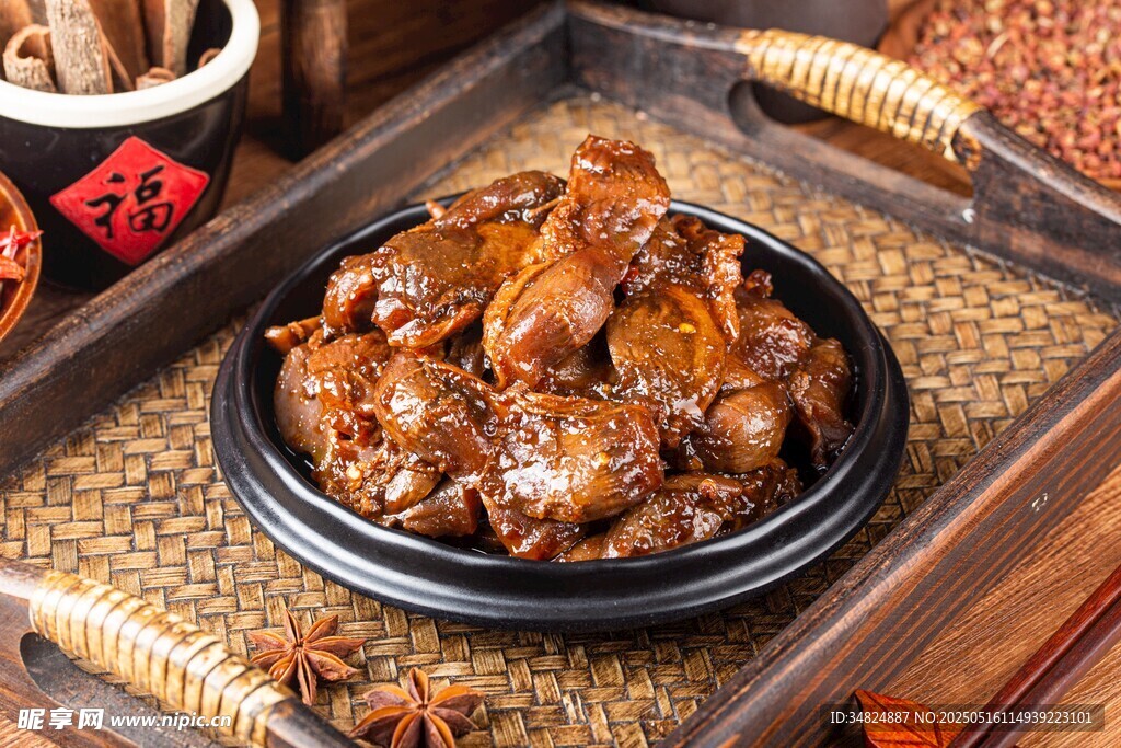 美味卤味鸡胗