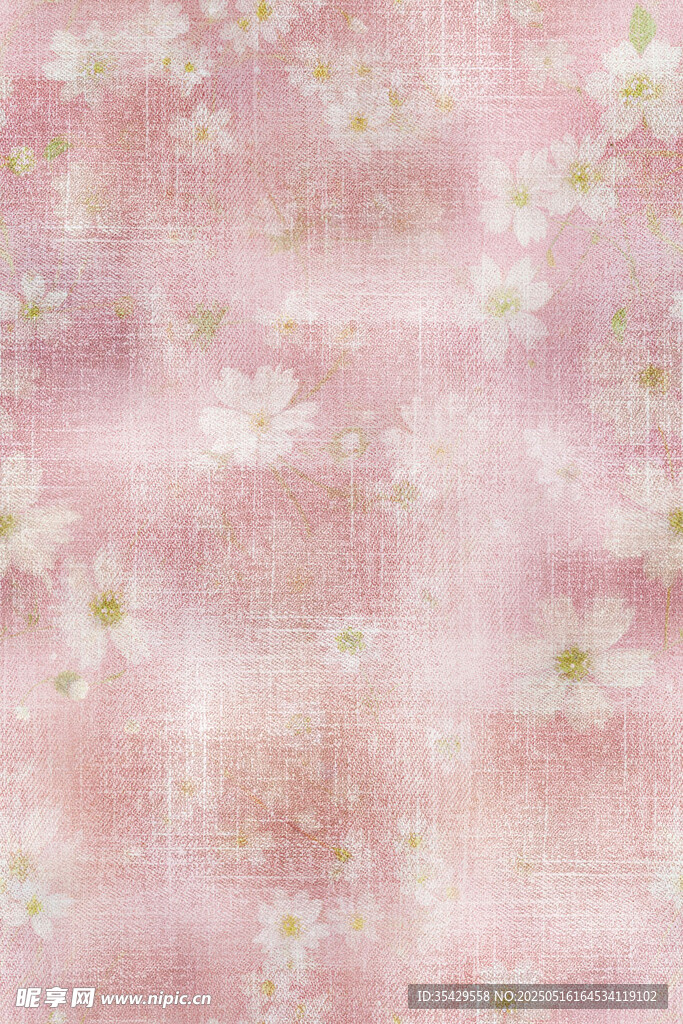 隐约碎花