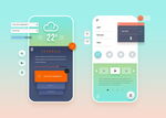 扁平插画小清新风格app页面五