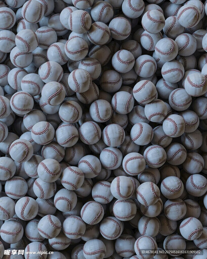 灰色棒球特写