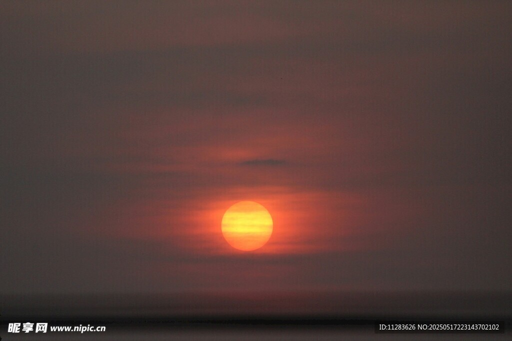 海上落日美景